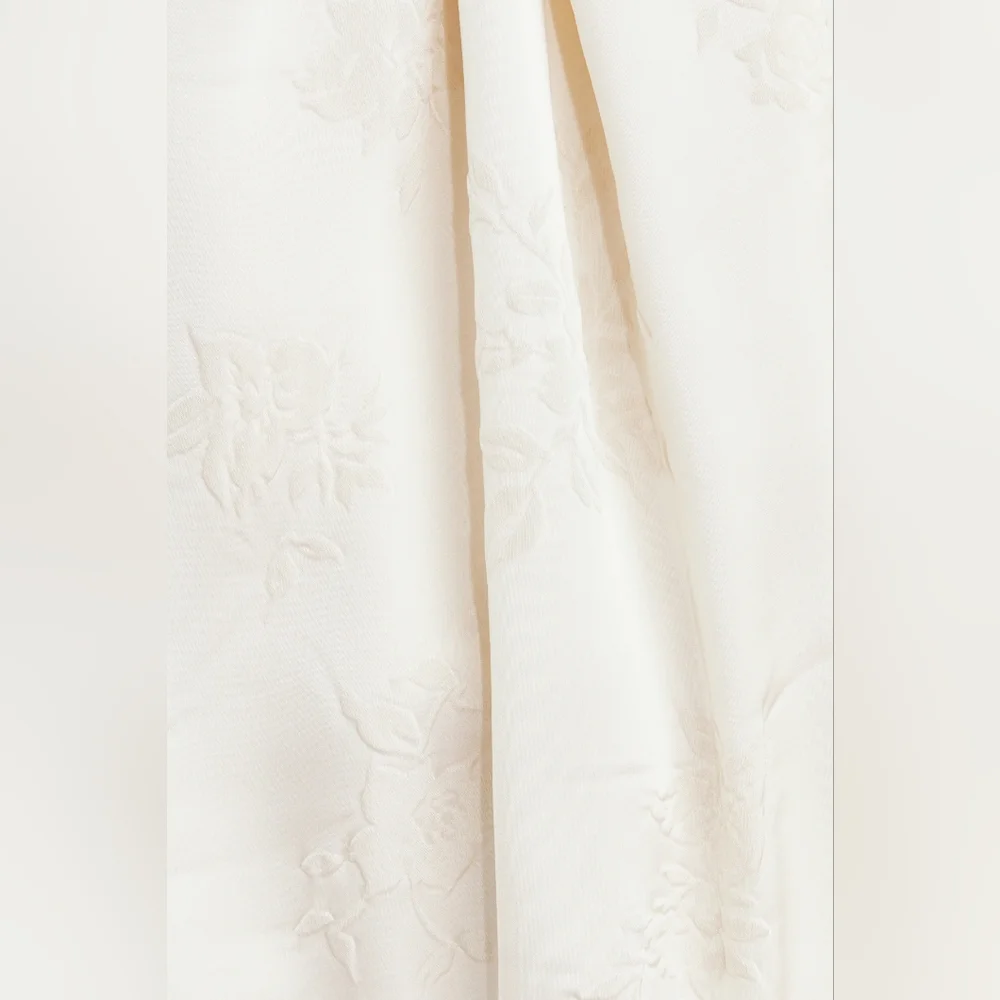 H&M Satin Jaquard Tie Neck Blouse - Picture 7 of 16